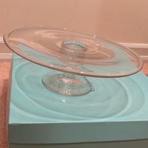 Tiffany & Co. crystal cake stand